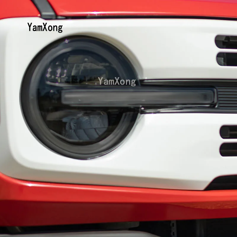 For Ford Bronco 2021-Present-GTS CRT Accessories Car Headlight Protective Film Transparent Smoked Black TPU Sticker 
For Ford Bronco 2021-Present-GTS CRT Accessories Car Headlight Protective Film Transparent Smoked Black TPU Sticker