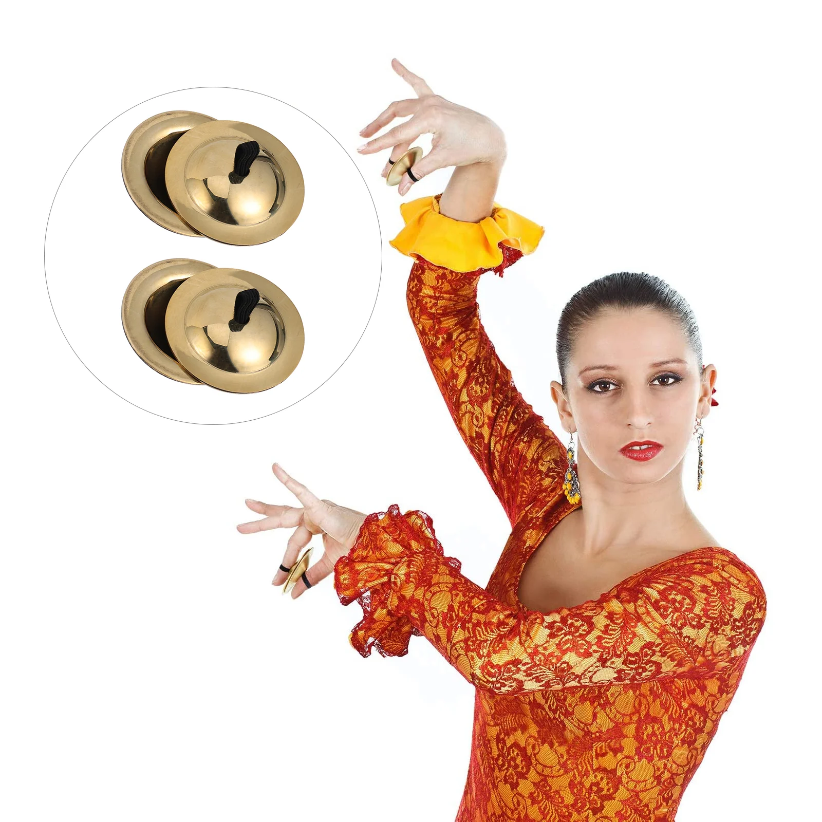 2 Pairs Prom Bronze Finger Cymbal Preschool Kidcraft Playset Belly Dancing Zills Copper Kids Cymbals Instrument
2 Pairs Prom Bronze Finger Cymbal Preschool Kidcraft Playset Belly Dancing Zills Copper Kids Cymbals Instrument