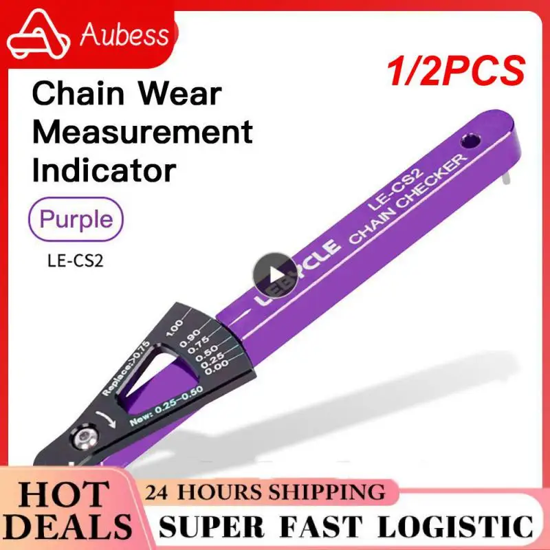 1/2PCS Chain Wear Indicator Tool Chain Checker Kits Multi-Functional Chains Gauge Measurement For Mountain Road Bike
1/2PCS Chain Wear Indicator Tool Chain Checker Kits Multi-Functional Chains Gauge Measurement For Mountain Road Bike