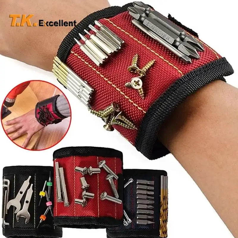 T.K.Excellent Adjustable Strong Magnetic Wristband Wrist Support Bands For Screws Nails Nuts Bolts Drill
T.K.Excellent Adjustable Strong Magnetic Wristband Wrist Support Bands For Screws Nails Nuts Bolts Drill