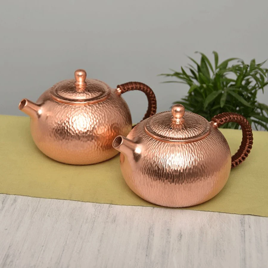 500ML Tea pot Pure Copper Handmade Chinese Style Kettle Kung Fu Tea Drinkware Tableware
500ML Tea pot Pure Copper Handmade Chinese Style Kettle Kung Fu Tea Drinkware Tableware