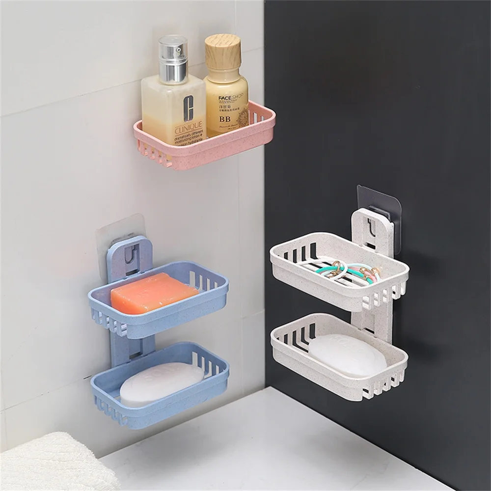 Wall Hanging Soap Box Creative Multifunctional Athroom Rack Punch-free Soap Rack Soap Container Drain Rack
Wall Hanging Soap Box Creative Multifunctional Athroom Rack Punch-free Soap Rack Soap Container Drain Rack