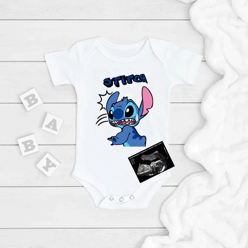 Disney Stitch Printed Baby Funny Bodysuit Summer Infant Unisex Clothing Newborn Boys and Girls Short Sleeve Jumpsuits Outfits
Disney Stitch Printed Baby Funny Bodysuit Summer Infant Unisex Clothing Newborn Boys and Girls Short Sleeve Jumpsuits Outfits