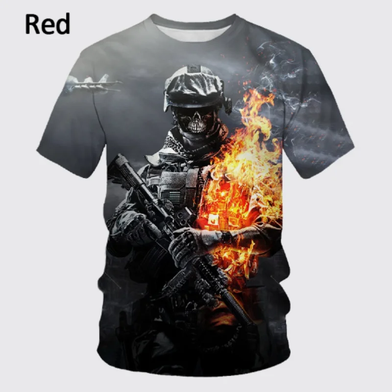 Hot Game Call of Duty Modern Warfare 3D Print T-shirts Black Ops Cold War Graphic T Shirt Summer Men Costumes Harajuku Tops Tees
Hot Game Call of Duty Modern Warfare 3D Print T-shirts Black Ops Cold War Graphic T Shirt Summer Men Costumes Harajuku Tops Tees