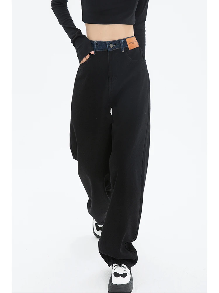 Black Fashion Streetwear Straight Pants High Waist Chic Design Streetwear Straight Leg Denim Trousers 2022 Fashion Pantalones
Black Fashion Streetwear Straight Pants High Waist Chic Design Streetwear Straight Leg Denim Trousers 2022 Fashion Pantalones