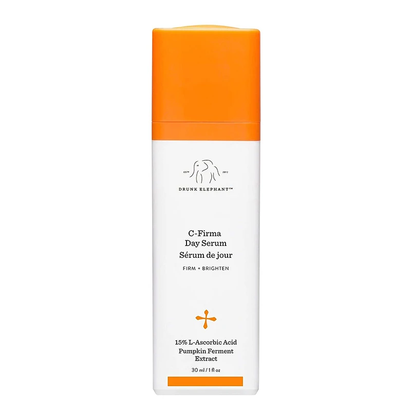 Drunk Elephant C-Firma Day Serum. Brightening and Tightening Face Serum with 15 Percent Ascorbic Acid (1 Oz / 30 mL)
Drunk Elephant C-Firma Day Serum. Brightening and Tightening Face Serum with 15 Percent Ascorbic Acid (1 Oz / 30 mL)