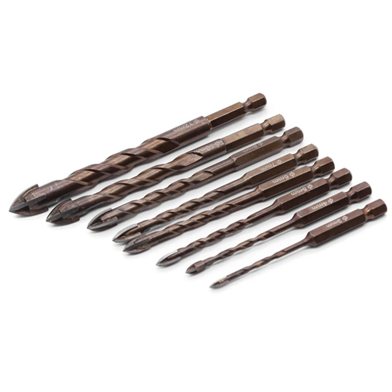 8PCS 3Mm-12Mm Hexagonal Shank Cross Triple-Cornered Drill Ceramic Lengthened Drill Glass Drill
8PCS 3Mm-12Mm Hexagonal Shank Cross Triple-Cornered Drill Ceramic Lengthened Drill Glass Drill