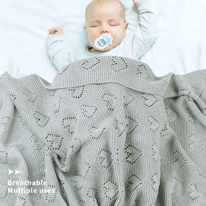 Одеяла для малышей Вязаные полые детские одеяла для мальчиков и девочек Новорожденные пеленальные одеяла для младенцев унисекс одеяла 100x80 ...
Одеяла для малышей Вязаные полые детские одеяла для мальчиков и девочек Новорожденные пеленальные одеяла для младенцев унисекс одеяла 100x80 ...