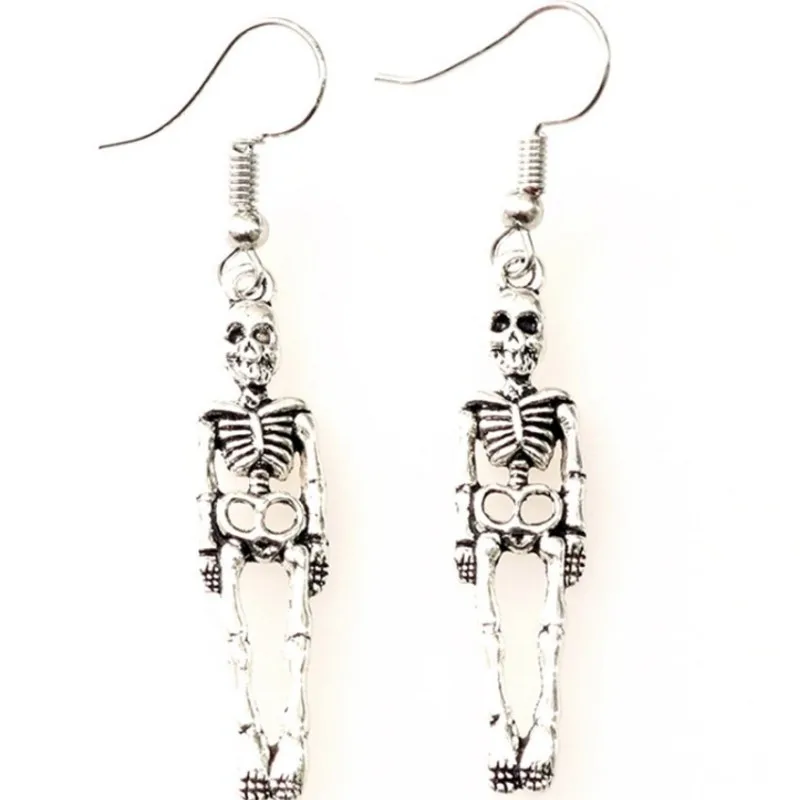 Women Vintage Earrings Humanoid Skeleton Eardrop Halloween Gifts Punk Hip Hop Earrings Jewelry Accessories
Women Vintage Earrings Humanoid Skeleton Eardrop Halloween Gifts Punk Hip Hop Earrings Jewelry Accessories