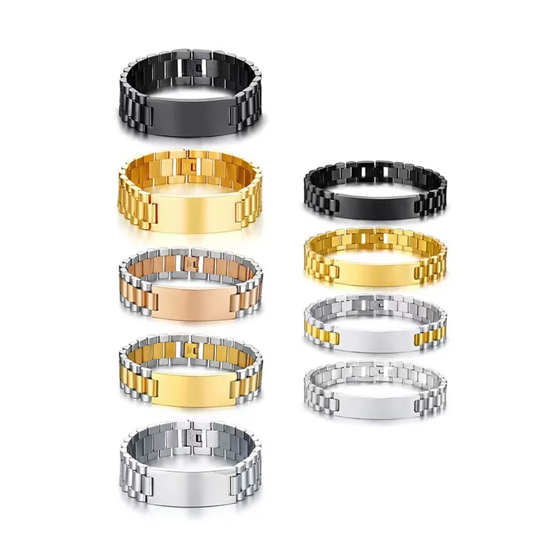 Cross Border Jewelry Titanium Steel Men's Bracelet Fashion Jewelry Engravable Strap Ladies Stainless Steel Curved Brand Bracele
Cross Border Jewelry Titanium Steel Men's Bracelet Fashion Jewelry Engravable Strap Ladies Stainless Steel Curved Brand Bracele