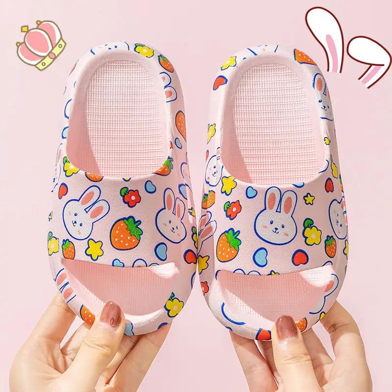 Summer Cute Cartoon Children's Slippers Animals Rabbit Pattern Breathable Comfortable Non-slip Soft Home Boys Girls Slippers Kid
Summer Cute Cartoon Children's Slippers Animals Rabbit Pattern Breathable Comfortable Non-slip Soft Home Boys Girls Slippers Kid