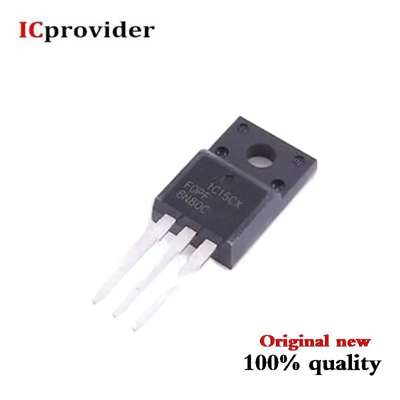 10 шт. FQPF8N80C FQPF 8N80C TO-220F | Электронные компоненты и принадлежности
