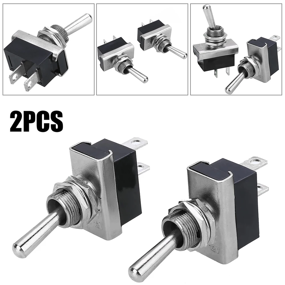 1Pair Auto Toggle Switch Boat Marine Heavy Flick Switch With Waterproof Cover For Boats Accessories High-quality Toggle Switches
1Pair Auto Toggle Switch Boat Marine Heavy Flick Switch With Waterproof Cover For Boats Accessories High-quality Toggle Switches