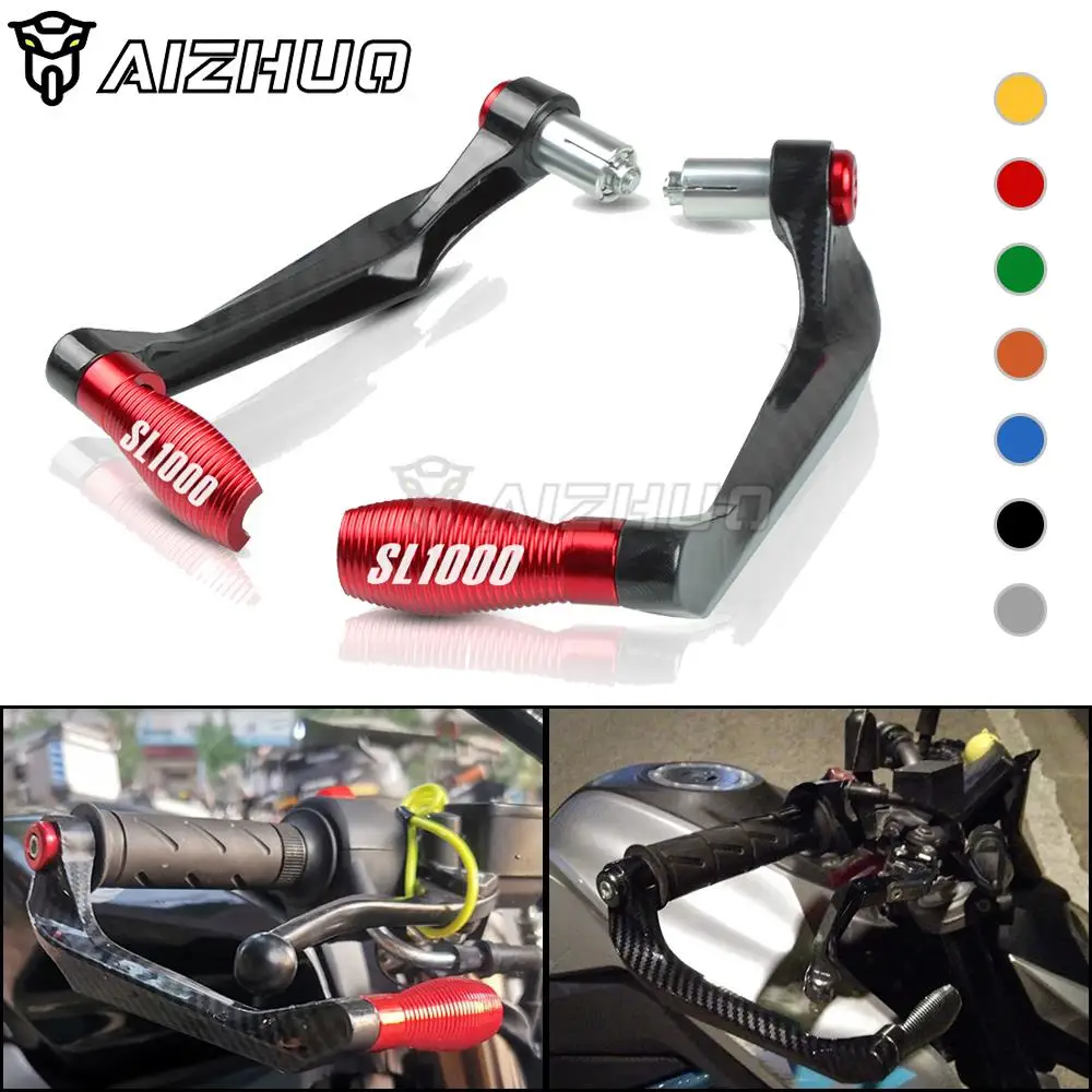 

For Aprilia SL1000 7/8" 22mm Motorcycle Lever Guard Handlebar Grips Brake Clutch Levers Protector SL 1000 2000-2004 2003 2002 01