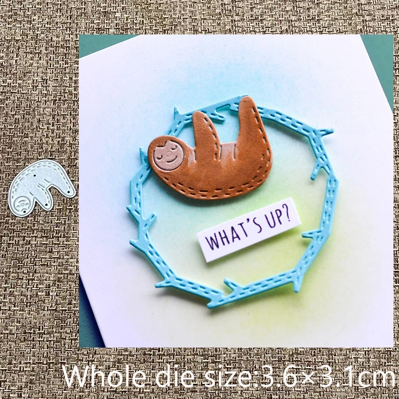 New Design Craft Metal stencil mold Cutting Dies sloth decoration scrapbook die cuts Album Paper Card Craft Embossing
New Design Craft Metal stencil mold Cutting Dies sloth decoration scrapbook die cuts Album Paper Card Craft Embossing