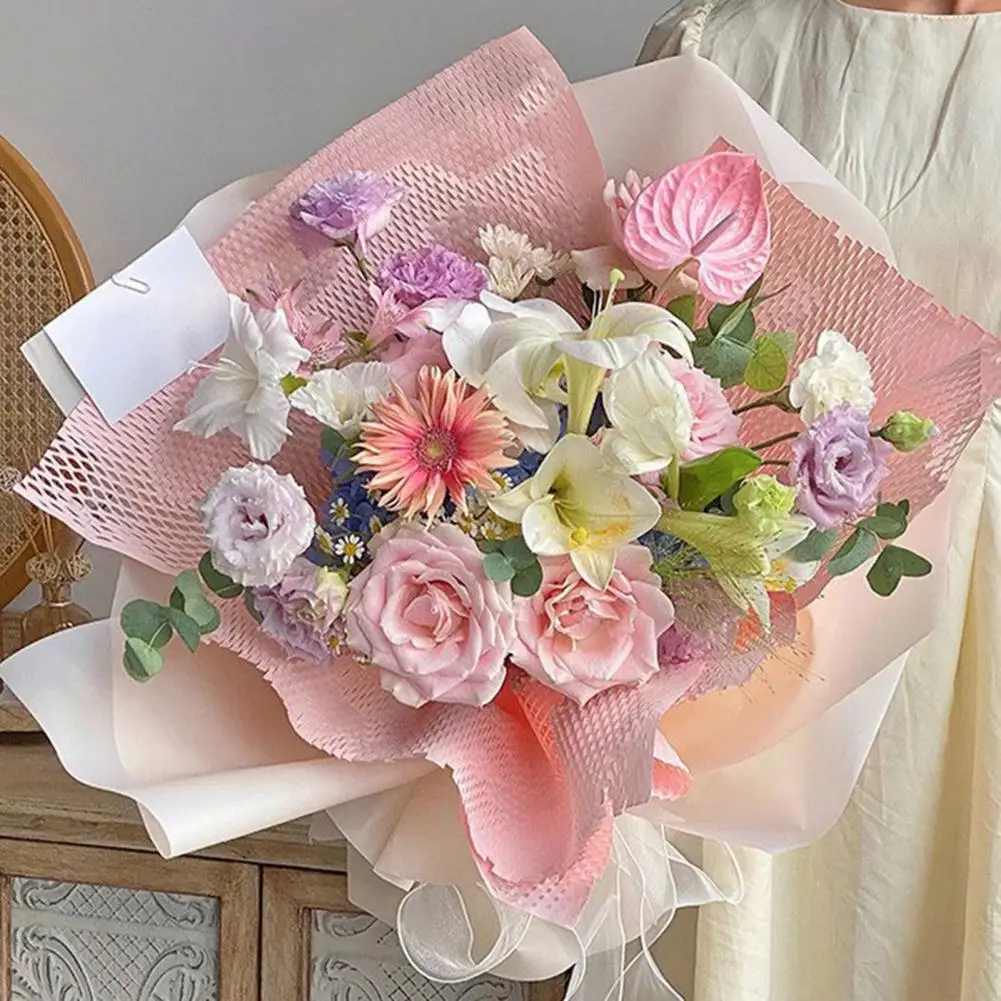 Eco-friendly Bouquet Wrapper Free Stretching Fade-resistant Flexible Flower Wrapping Paper Festival Supplies
Eco-friendly Bouquet Wrapper Free Stretching Fade-resistant Flexible Flower Wrapping Paper Festival Supplies