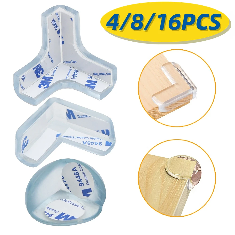 Safety Corner Protectors Set High Resistant Adhesive Gel Baby Proof Guards Clear Silicone Furniture Table Edge Corner Protection
Safety Corner Protectors Set High Resistant Adhesive Gel Baby Proof Guards Clear Silicone Furniture Table Edge Corner Protection
