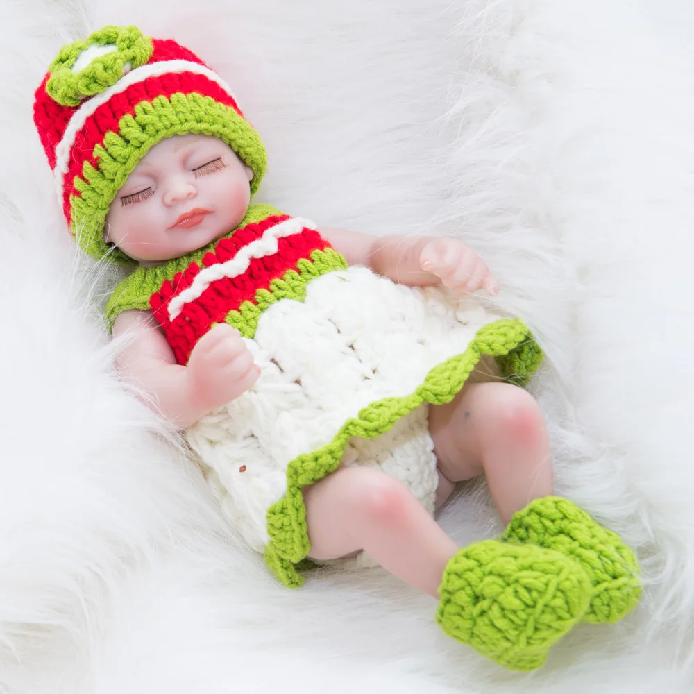 11inch 28cm Newborn Babies Closed Eye Sleep Simulated Reborn Baby Doll Lifelike Girl Soft Glue Home Small Gift Child Toy
11inch 28cm Newborn Babies Closed Eye Sleep Simulated Reborn Baby Doll Lifelike Girl Soft Glue Home Small Gift Child Toy