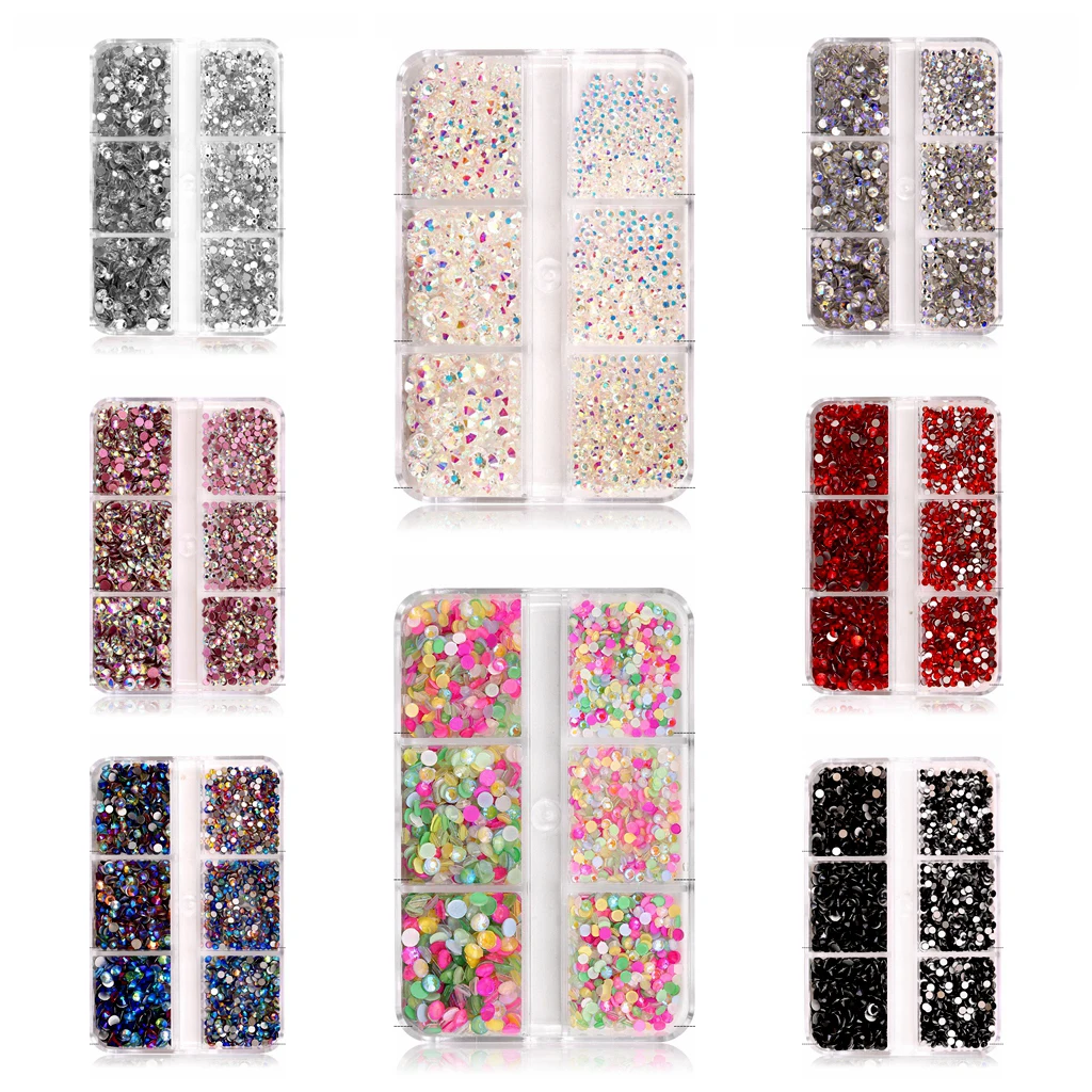 1728PCS Mix SS4-SS12 Glitter Various Color AB Flatback Diamonds Crystal Glass Nail Art Rhinestones Jewelry Decal Manicure Charms
1728PCS Mix SS4-SS12 Glitter Various Color AB Flatback Diamonds Crystal Glass Nail Art Rhinestones Jewelry Decal Manicure Charms