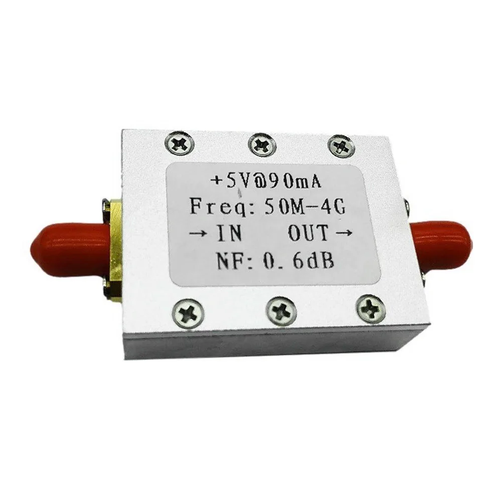 1PCS LNA Low Noise Amplifier 50M~4Ghz Ultra-low Noise NF=0.6dB 0.05-4G Wideband Amplification LNA Input As Low As RF 90mA
1PCS LNA Low Noise Amplifier 50M~4Ghz Ultra-low Noise NF=0.6dB 0.05-4G Wideband Amplification LNA Input As Low As RF 90mA