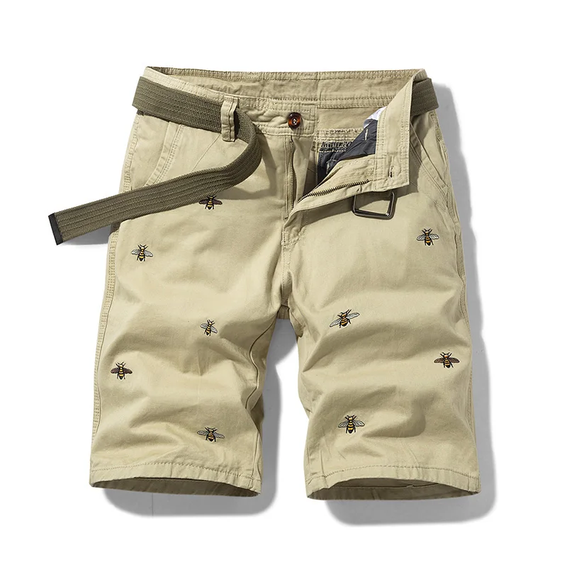 Summer Men Cargo Shorts Cotton Casual Men's Shorts Pants Jogger Embroidery Pattern Cargo Shorts Men Clothing without Belt
Summer Men Cargo Shorts Cotton Casual Men's Shorts Pants Jogger Embroidery Pattern Cargo Shorts Men Clothing without Belt