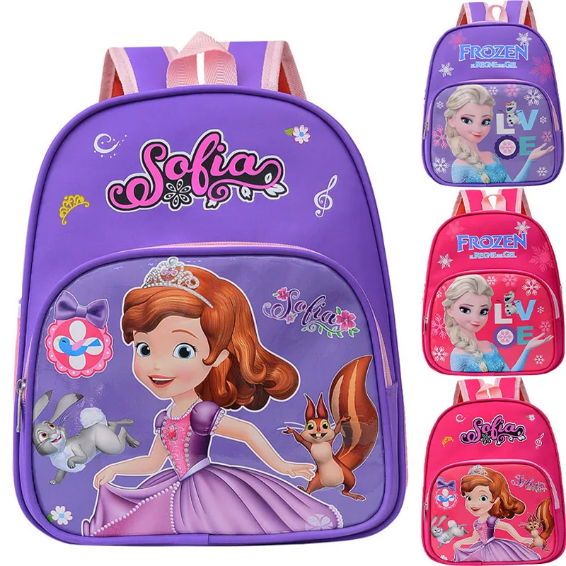 Disney Princess Elsa Sofia Child Kindergarten Schoolbag Boys Girls Cartoon Anime Bags Marvel Spiderman Iron Man Pirnt Backpack
Disney Princess Elsa Sofia Child Kindergarten Schoolbag Boys Girls Cartoon Anime Bags Marvel Spiderman Iron Man Pirnt Backpack