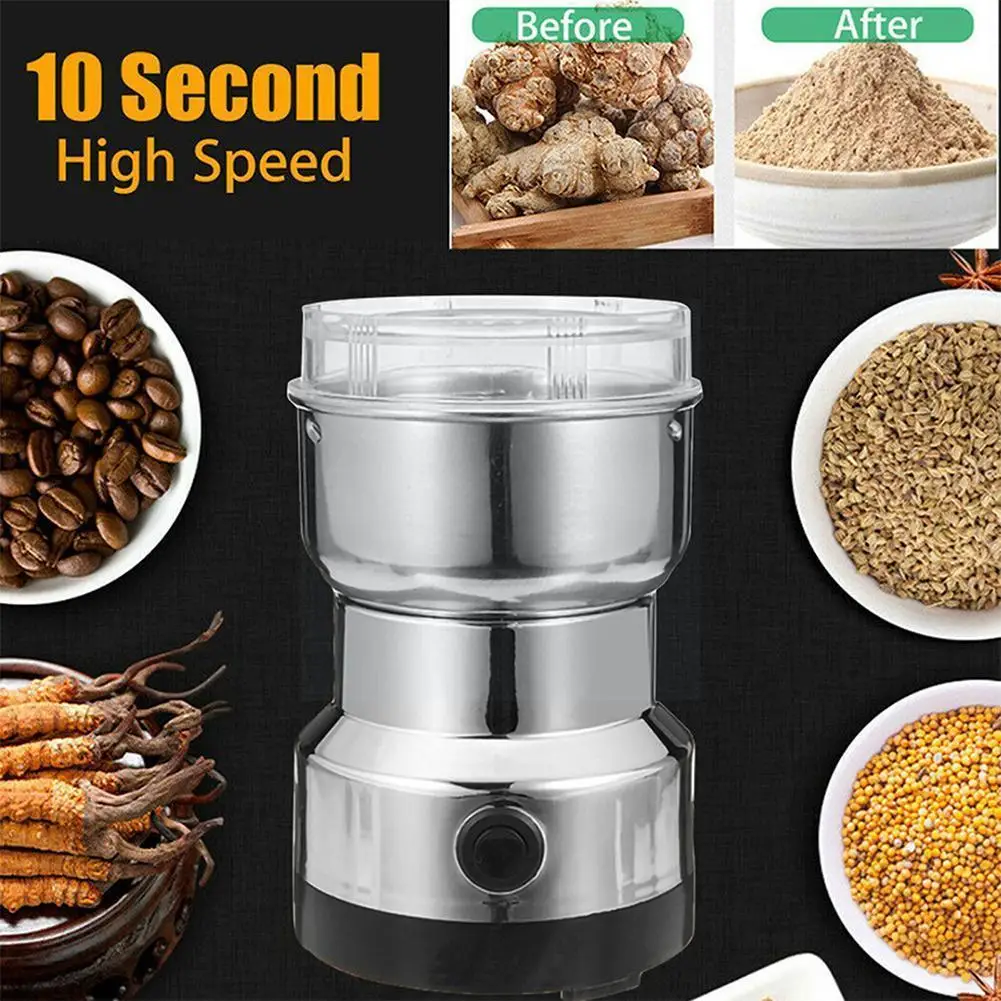 EU Plug Household Multifunctional Grinding Machine Grain Coffee Garlic Grinder Commercial Cutting Grinder I1O1
EU Plug Household Multifunctional Grinding Machine Grain Coffee Garlic Grinder Commercial Cutting Grinder I1O1