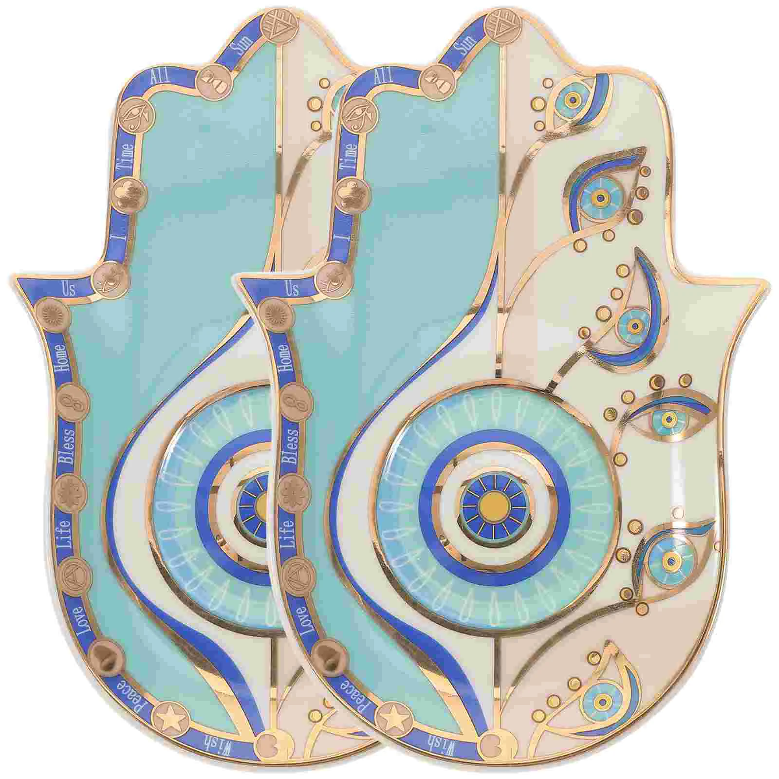 2pcs Unique Evil Eye Design Premium Reusable Decorative Tray Novel Shape Jewelry Plate Trinket Dish for Home
2pcs Unique Evil Eye Design Premium Reusable Decorative Tray Novel Shape Jewelry Plate Trinket Dish for Home