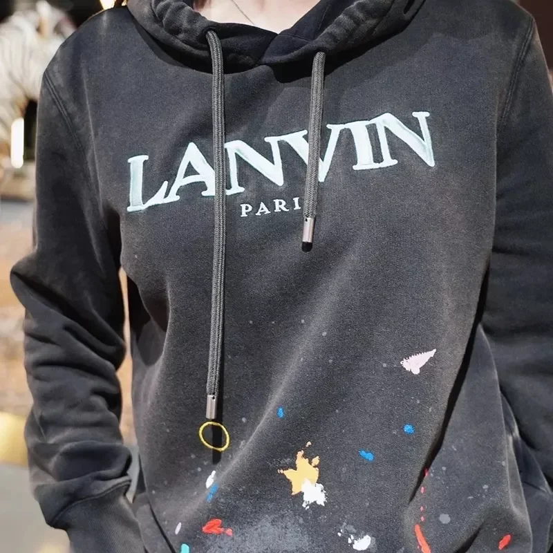 NEW IN Vintage Hoodie high street cotton splash ink graffiti embroidery washed old high quality men women loose hooded sweater
NEW IN Vintage Hoodie high street cotton splash ink graffiti embroidery washed old high quality men women loose hooded sweater