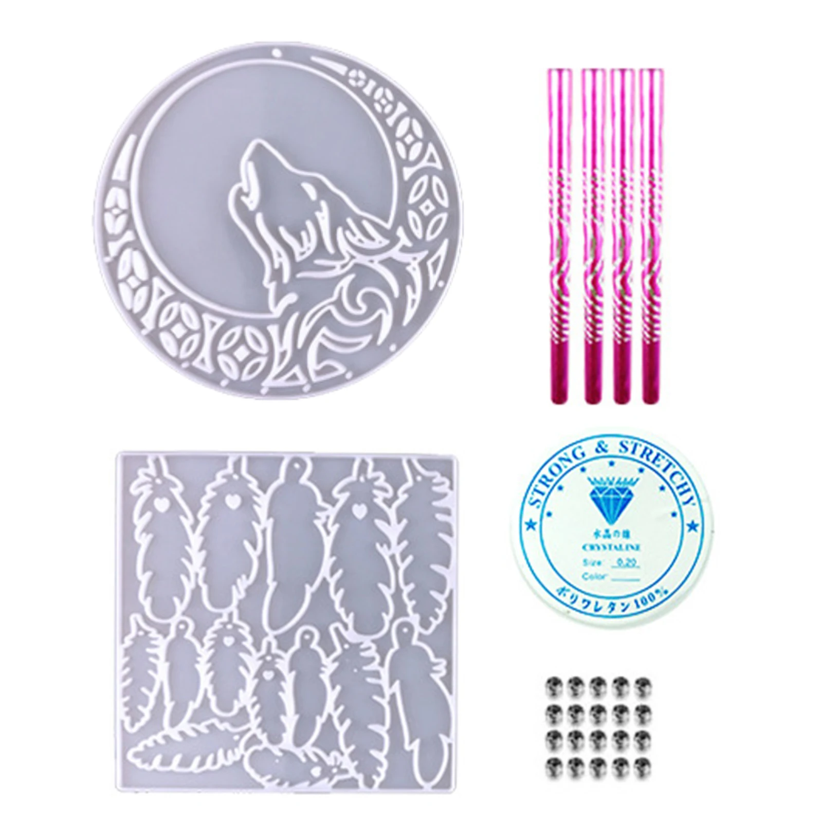 New Creative Silicone Resin Mold Dream Catcher Pendant Home Decoration Wall Hanging Ornament Silicone Molds Large Size
New Creative Silicone Resin Mold Dream Catcher Pendant Home Decoration Wall Hanging Ornament Silicone Molds Large Size