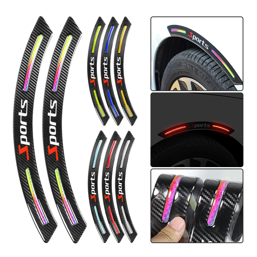 Anti-collision Car Wheel Arch Trim Reflective Strip Fender Auto Flare Edge Trim Protector Carbon Fiber Wheel Eyebrow Accessories
Anti-collision Car Wheel Arch Trim Reflective Strip Fender Auto Flare Edge Trim Protector Carbon Fiber Wheel Eyebrow Accessories