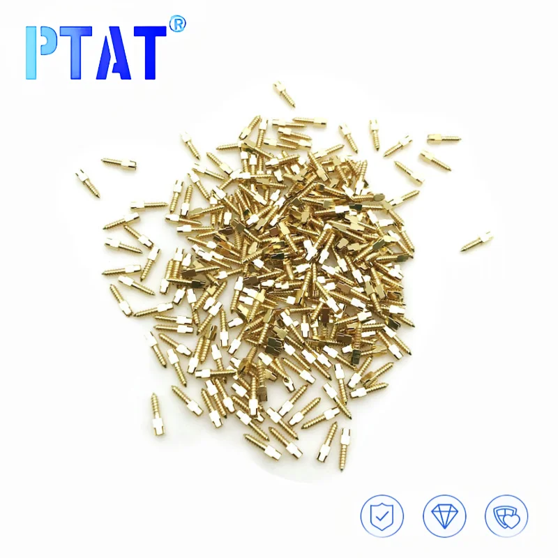 100Pcs Conical Dental Material Dental Gold Plated Tapered Conical Screw Posts Kits S Model Materiales De Laboratorio Dental
100Pcs Conical Dental Material Dental Gold Plated Tapered Conical Screw Posts Kits S Model Materiales De Laboratorio Dental