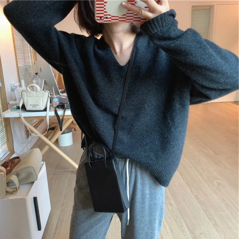 Ladies Sweaters Pullovers V-neck Crop Knitted Top for Women Green Short Cashmere Economics Autumn Winter 2023 Jumper Sale Warm
Ladies Sweaters Pullovers V-neck Crop Knitted Top for Women Green Short Cashmere Economics Autumn Winter 2023 Jumper Sale Warm
