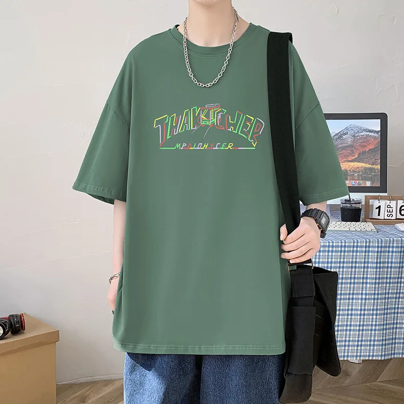 New Clothing Funny T-Shirt Men Cotton Mens Letter Summer Tshirts White Oversized Tee Shirts Casual T Shirt for Men Streetwear
New Clothing Funny T-Shirt Men Cotton Mens Letter Summer Tshirts White Oversized Tee Shirts Casual T Shirt for Men Streetwear