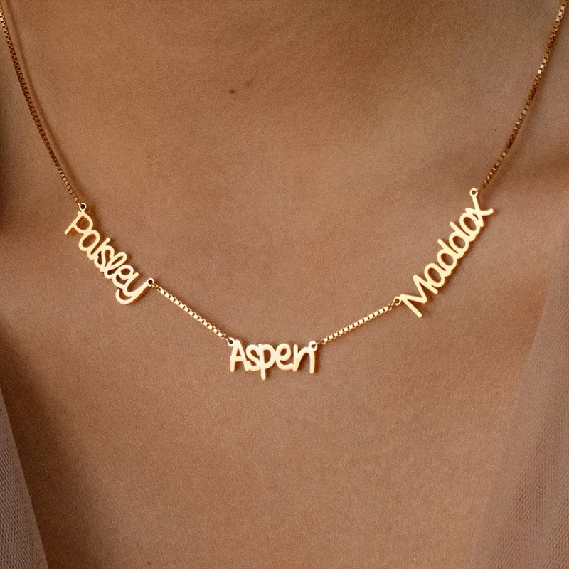 Custom Names Necklace For Women Personalized Stainless Steel Gold Chain Handwriting Choker Necklace Pendant Jewelry Gift
Custom Names Necklace For Women Personalized Stainless Steel Gold Chain Handwriting Choker Necklace Pendant Jewelry Gift