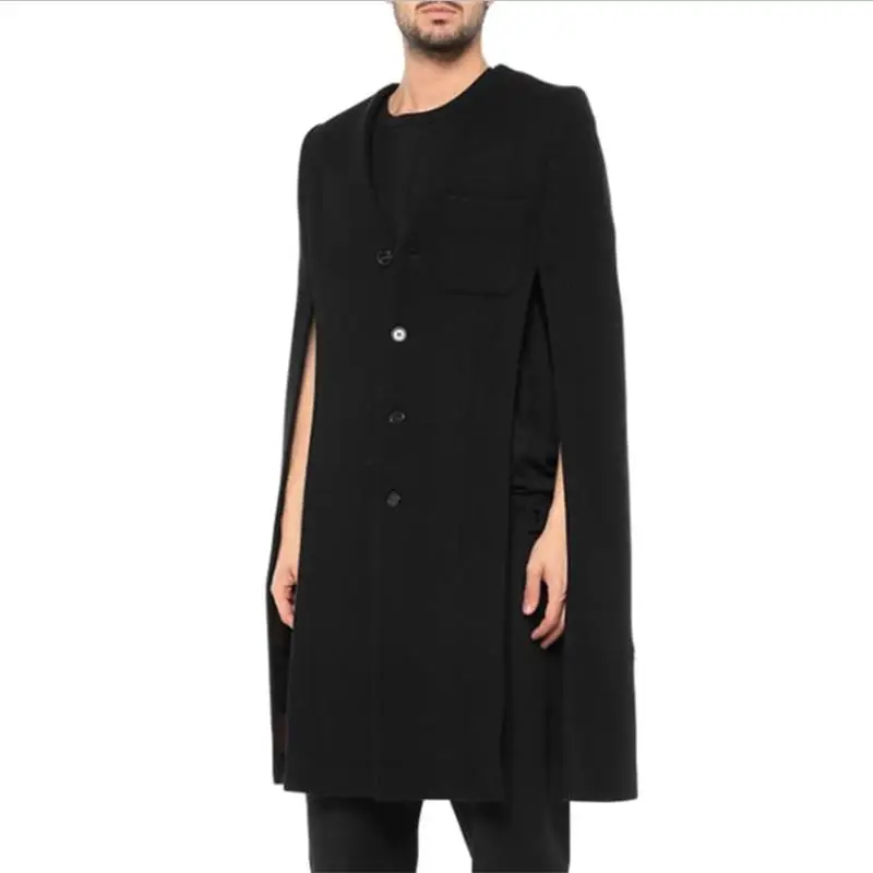 Men's Woolen Coat Autumn And Winter New Cloak In The Long Style Of Fashion Youth Yamamoto Wind Leisure Loose Large Size Coat
Men's Woolen Coat Autumn And Winter New Cloak In The Long Style Of Fashion Youth Yamamoto Wind Leisure Loose Large Size Coat