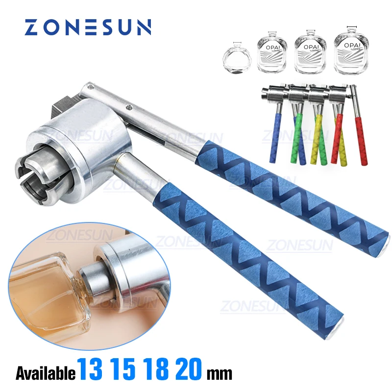ZONESUN 13mm 15mm 20mm Stainless Steel Manual Perfume Bottle Spray Vial Crimper Hand Capping Crimper Seals Capping Tool
ZONESUN 13mm 15mm 20mm Stainless Steel Manual Perfume Bottle Spray Vial Crimper Hand Capping Crimper Seals Capping Tool