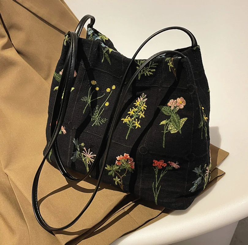 Luxury Brand Large Flowers Tote Bag New High-quality Fabric Women's Designer Handbag High Capacity Shoulder Bags
Luxury Brand Large Flowers Tote Bag New High-quality Fabric Women's Designer Handbag High Capacity Shoulder Bags