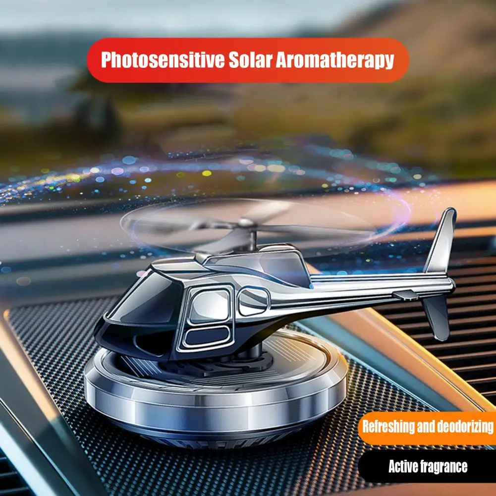 Car Air Freshener Recyclable Solar Power Car Helicopter Aromatherapy Aroma Diffuser Interior Decoration for Vehicle
Car Air Freshener Recyclable Solar Power Car Helicopter Aromatherapy Aroma Diffuser Interior Decoration for Vehicle