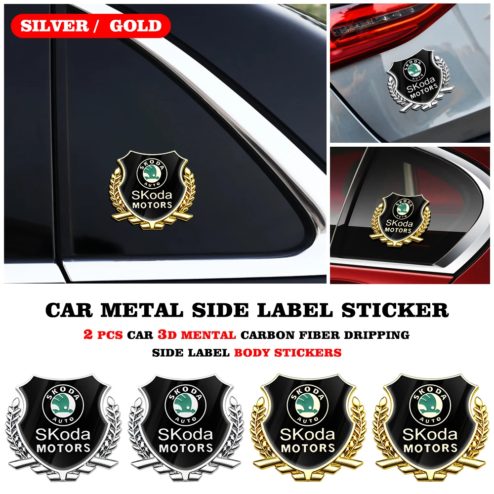 2PCS 3D Metal Car Side Window Sticker Emblem Badge Decals For Skoda Octavia A5 Fabia Rapid Yeti Kodiaq Badge Decorat Accessories
2PCS 3D Metal Car Side Window Sticker Emblem Badge Decals For Skoda Octavia A5 Fabia Rapid Yeti Kodiaq Badge Decorat Accessories
