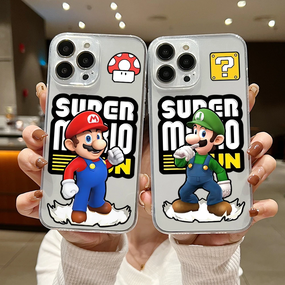Game Super Mario Phone Case For Xiaomi Redmi Note 12 11 11T 10 10S 9 Pro Plus 10C 9A 9C 9T K40 K50 K60 4G 5G Transparent Cover
Game Super Mario Phone Case For Xiaomi Redmi Note 12 11 11T 10 10S 9 Pro Plus 10C 9A 9C 9T K40 K50 K60 4G 5G Transparent Cover