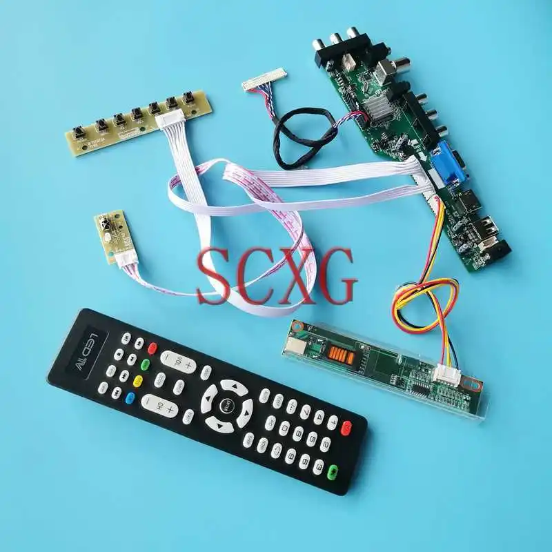 Плата драйвера цифрового ЖК-монитора для B150XG01, B150XG02, DVB, 1-CCFL, 15 дюймов, 1024*768, комплект «сделай сам», LVDS, 30 контактов, USB, HDMI, Совместимость с VGA, AV, RF
Плата драйвера цифрового ЖК-монитора для B150XG01, B150XG02, DVB, 1-CCFL, 15 дюймов, 1024*768, комплект «сделай сам», LVDS, 30 контактов, USB, HDMI, Совместимость с VGA, AV, RF