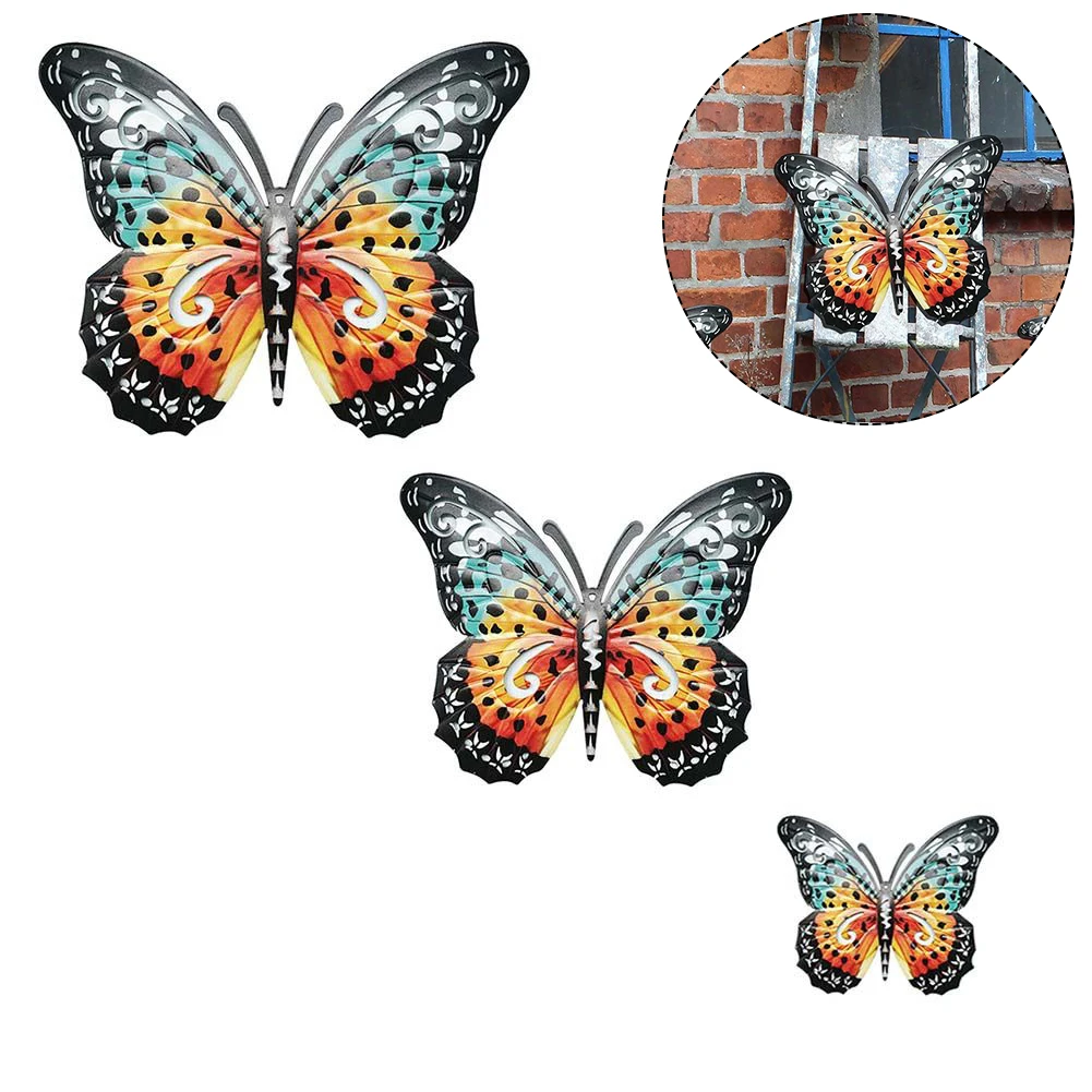 Durable Metal Butterfly Figurine Ornament Outdoor Porch Room Sculpture Wall 3pcs Yard Art Artificial Decor Garden
Durable Metal Butterfly Figurine Ornament Outdoor Porch Room Sculpture Wall 3pcs Yard Art Artificial Decor Garden