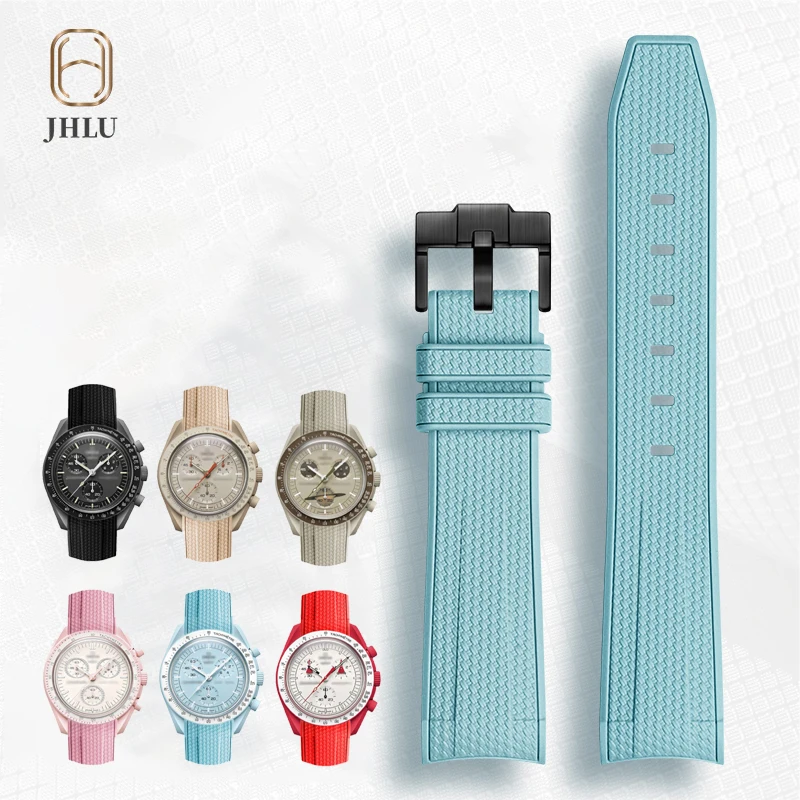 New 20mm Curved End Wave Pattern Strap for Omega X Swatch Joint MoonSwatch Planet Series Waterproof Silicone Sports Watchband
New 20mm Curved End Wave Pattern Strap for Omega X Swatch Joint MoonSwatch Planet Series Waterproof Silicone Sports Watchband