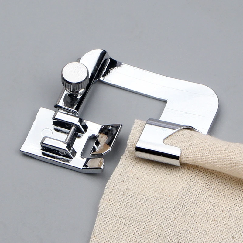 

Domestic Sewing Machine Foot Presser Foot Rolled Hem Feet 6mm 9mm 13mm 16mm 19mm 22mm 25mm For Brother Singer Sew Accessories