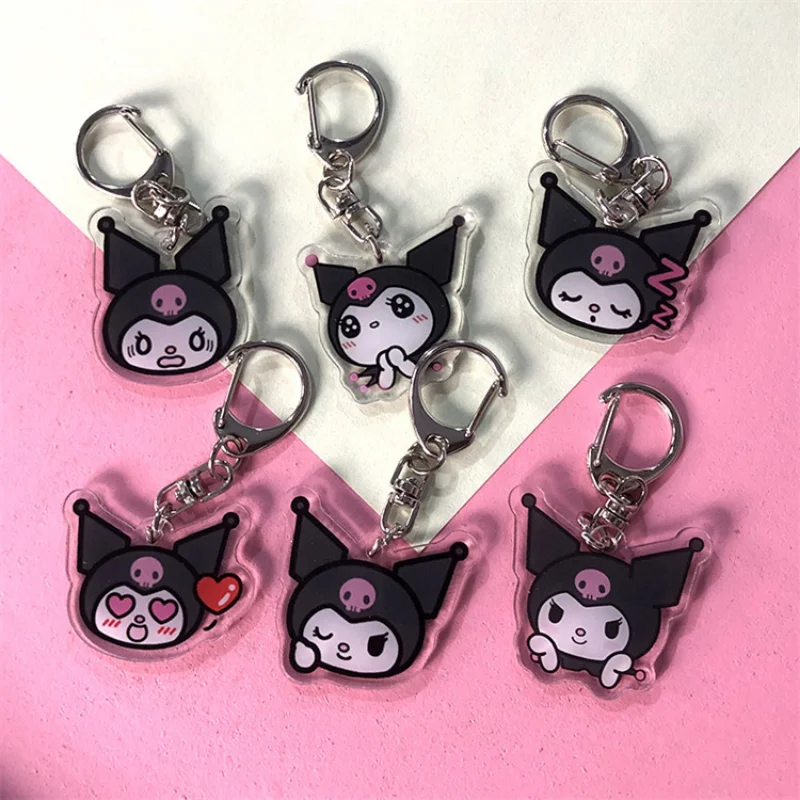 Аниме Sanrio персонажи фигурки Kuromi Kawaii сумка кулон брелок двусторонний прозрачный акрил подарки для детей
Аниме Sanrio персонажи фигурки Kuromi Kawaii сумка кулон брелок двусторонний прозрачный акрил подарки для детей