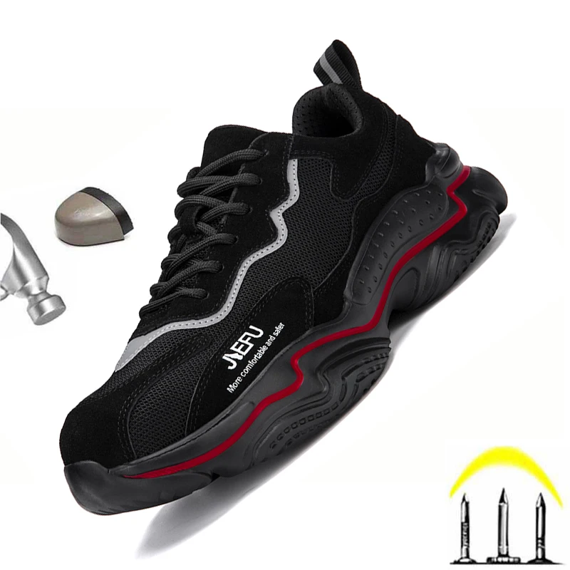 Men's Work Safety Shoes Men Steel Toe Ankle Boots Puncture-Proof Insulation Sport Shoe Indestructible Lightweight Platform Boots
Men's Work Safety Shoes Men Steel Toe Ankle Boots Puncture-Proof Insulation Sport Shoe Indestructible Lightweight Platform Boots