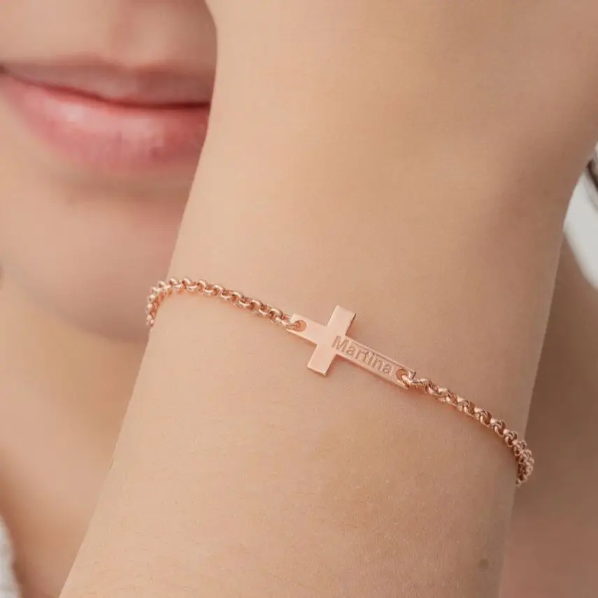 Custom Name Necklace Cross Customized Chains Stainless Steel Pendant Jewelry For Women Personalized Birthday Gift Accessories
Custom Name Necklace Cross Customized Chains Stainless Steel Pendant Jewelry For Women Personalized Birthday Gift Accessories