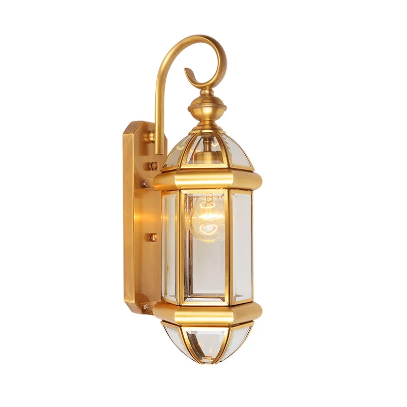Sconce IP65 Waterproof Nordic Copper Outdoor Wall Lamp Garden Decoration Balcony Porch Front Door Outside Wall Mounted Light
Sconce IP65 Waterproof Nordic Copper Outdoor Wall Lamp Garden Decoration Balcony Porch Front Door Outside Wall Mounted Light
