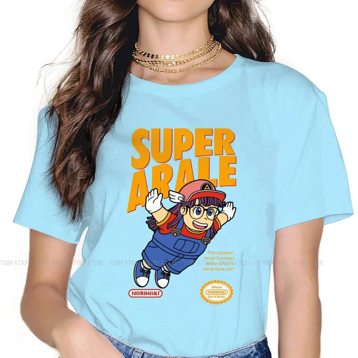 Женские рубашки Super Android Girl Dr Slump робот аниме большой винтажный Женский Топ Harajuku повседневные женские блузы
Женские рубашки Super Android Girl Dr Slump робот аниме большой винтажный Женский Топ Harajuku повседневные женские блузы